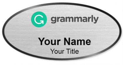 Custom name badges for Grammarly