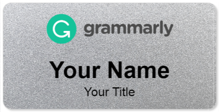 Custom name badges for Grammarly