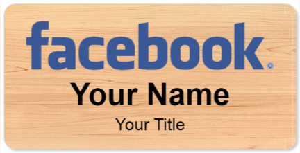 Custom name badges for Facebook