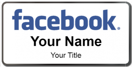 Custom name badges for Facebook