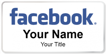 Custom name badges for Facebook