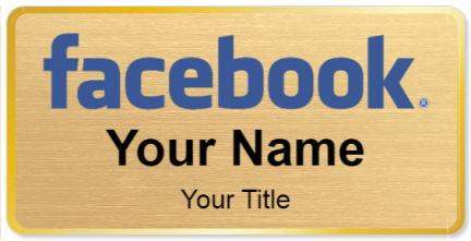 Custom name badges for Facebook