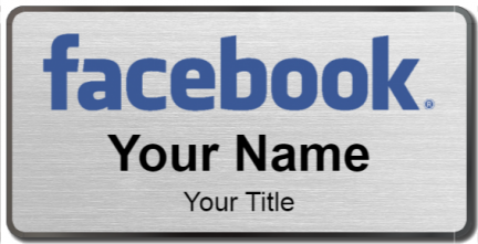 Custom name badges for Facebook