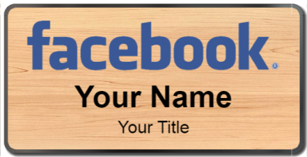Custom name badges for Facebook