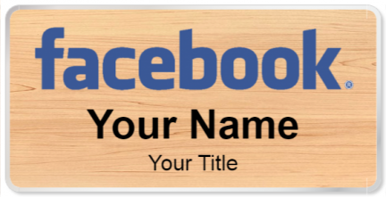 Custom name badges for Facebook