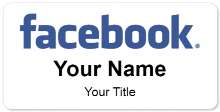 Custom name badges for Facebook