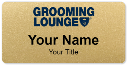 Custom name badges for Grooming Lounge