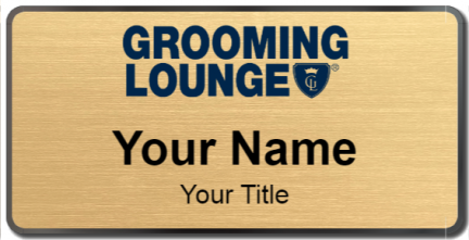 Custom name badges for Grooming Lounge