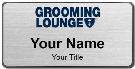 Custom name badges for Grooming Lounge