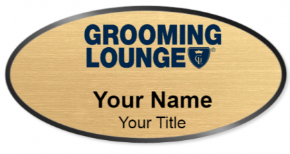Custom name badges for Grooming Lounge
