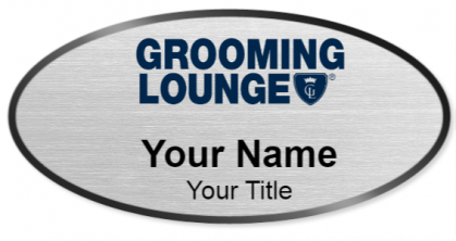 Custom name badges for Grooming Lounge