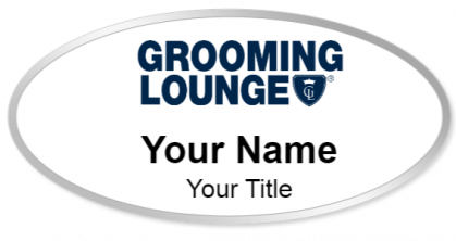 Custom name badges for Grooming Lounge
