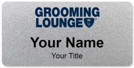 Custom name badges for Grooming Lounge