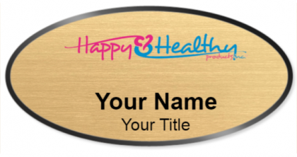 Custom name badges for Happy and Healthy Products