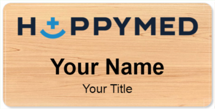 Custom name badges for HappyMed