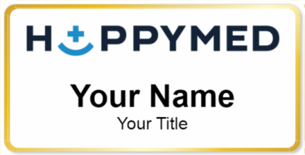 Custom name badges for HappyMed