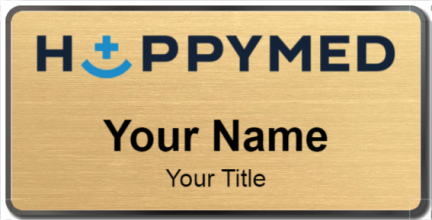 Custom name badges for HappyMed