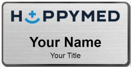 Custom name badges for HappyMed