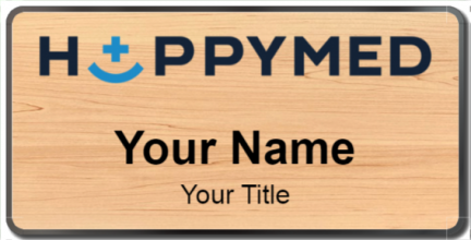 Custom name badges for HappyMed