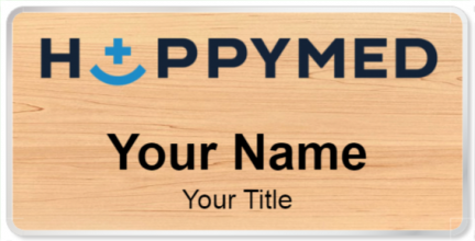 Custom name badges for HappyMed