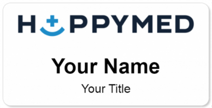 Custom name badges for HappyMed