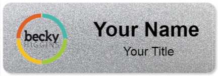 Custom name badges for Home by Becky Higgins