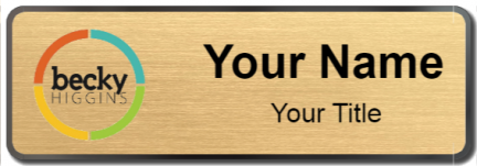 Custom name badges for Home by Becky Higgins