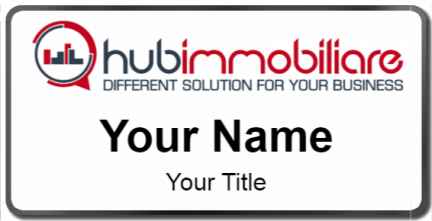 Custom name badges for Hub Immobiliare