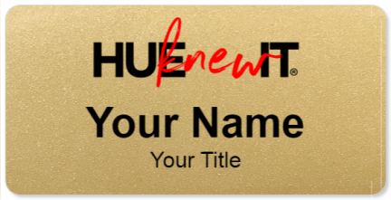 Custom name badges for HUEKNEWIT