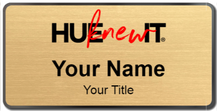 Custom name badges for HUEKNEWIT