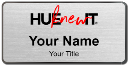 Custom name badges for HUEKNEWIT