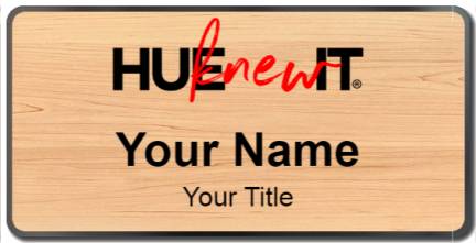 Custom name badges for HUEKNEWIT