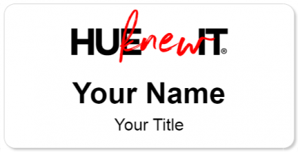 Custom name badges for HUEKNEWIT