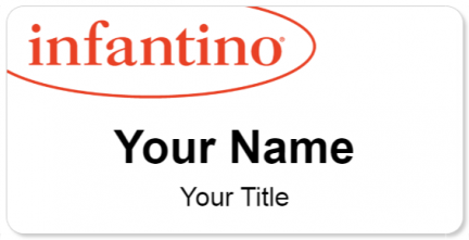 Custom name badges for Infantino