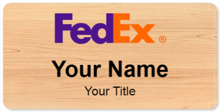 Custom name badges for FedEx Corporation