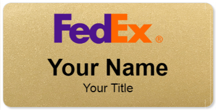 Custom name badges for FedEx Corporation