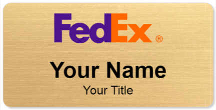 Custom name badges for FedEx Corporation