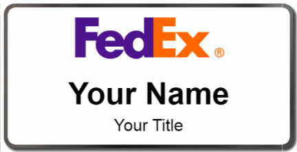 Custom name badges for FedEx Corporation