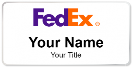 Custom name badges for FedEx Corporation