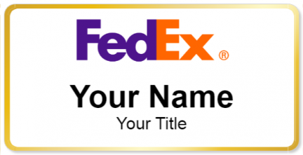 Custom name badges for FedEx Corporation