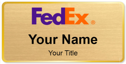 Custom name badges for FedEx Corporation