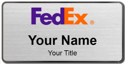Custom name badges for FedEx Corporation