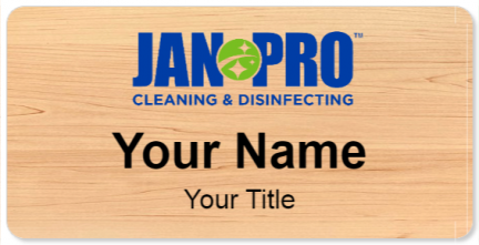 Custom name badges for JAN PRO Cleaning System