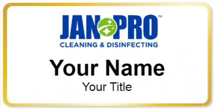 Custom name badges for JAN PRO Cleaning System