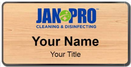 Custom name badges for JAN PRO Cleaning System