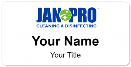 Custom name badges for JAN PRO Cleaning System