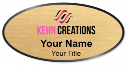 Custom name badges for Kehn Creations