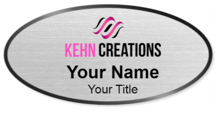 Custom name badges for Kehn Creations