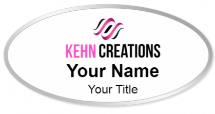 Custom name badges for Kehn Creations