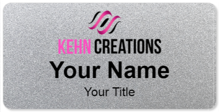 Custom name badges for Kehn Creations